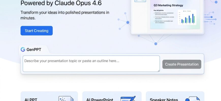 GenPPT AI: нейросеть для создания презентаций PowerPoint