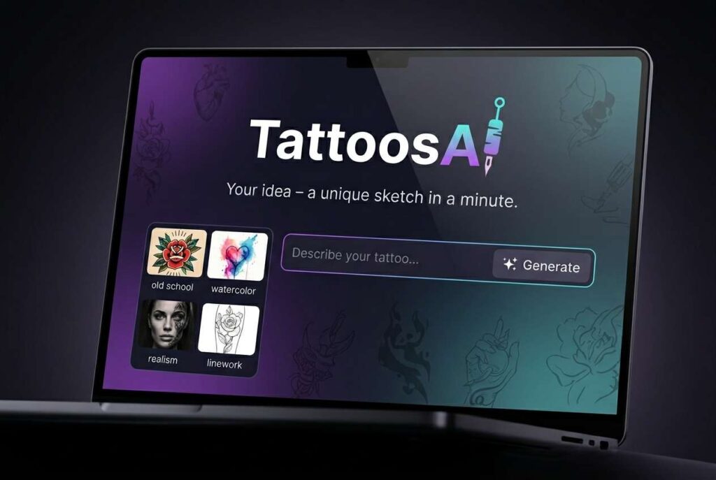 TattoosAI: нейросеть для генерации эскизы тату по описанию