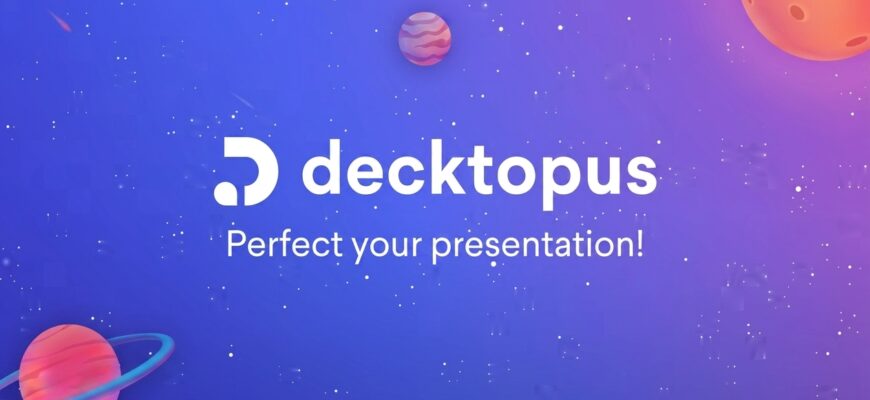Decktopus - нейросеть для создания презентаций онлайн