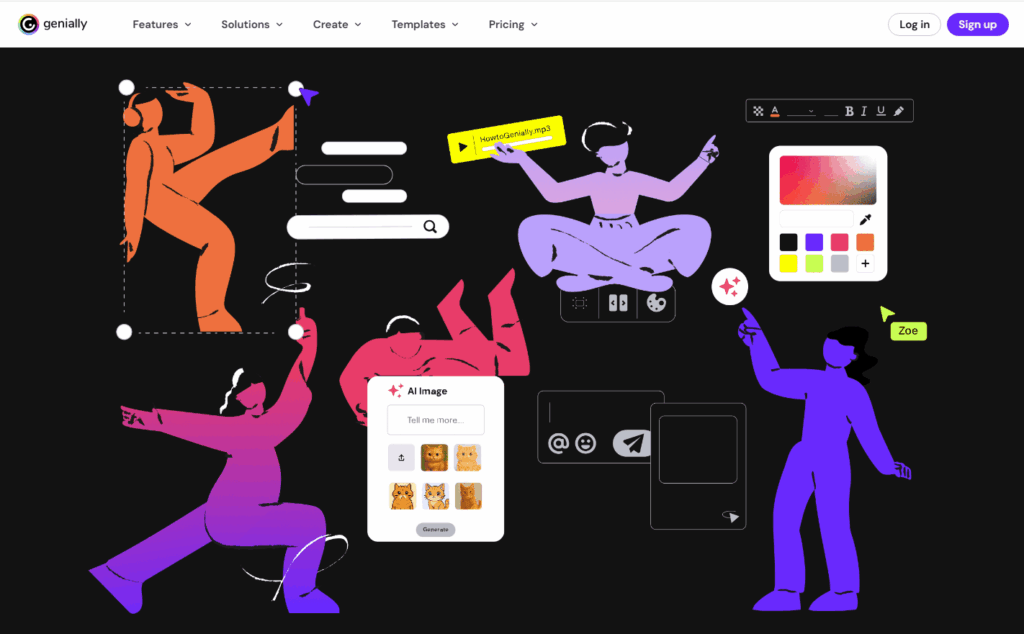 Genially - нейросеть для интерактивных презентаций и контента