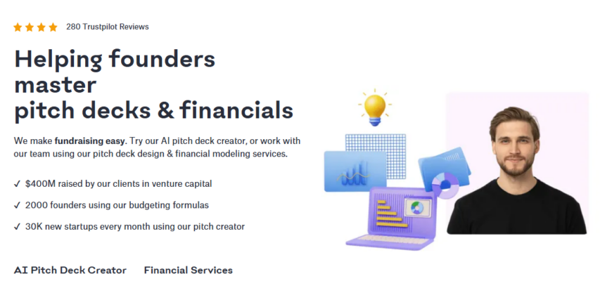 Slidebean - нейросеть для создания презентаций онлайн