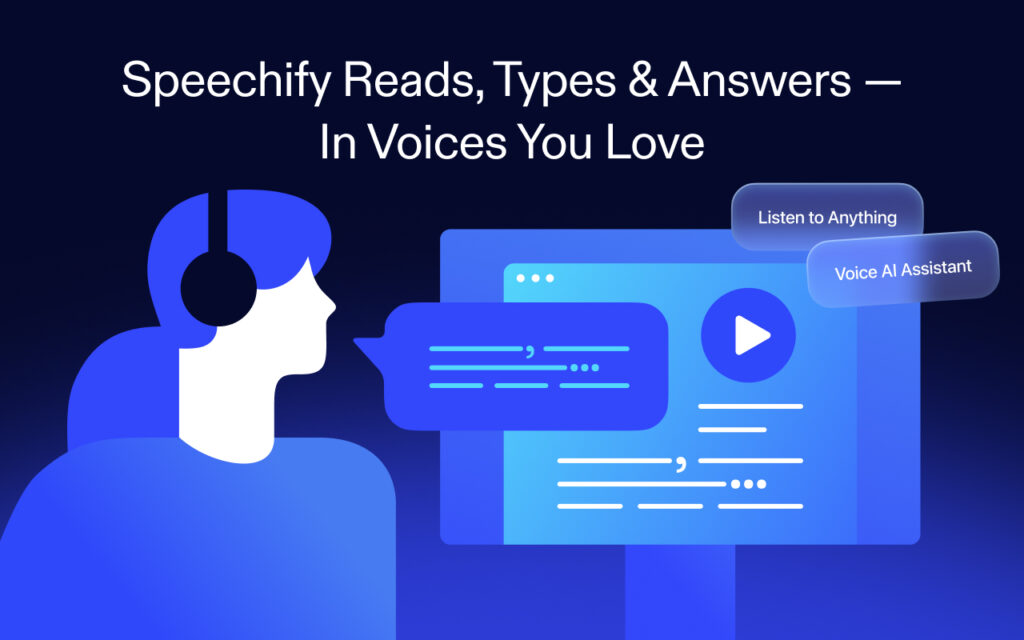 Speechify - нейросеть для озвучки текста и клонирования голоса