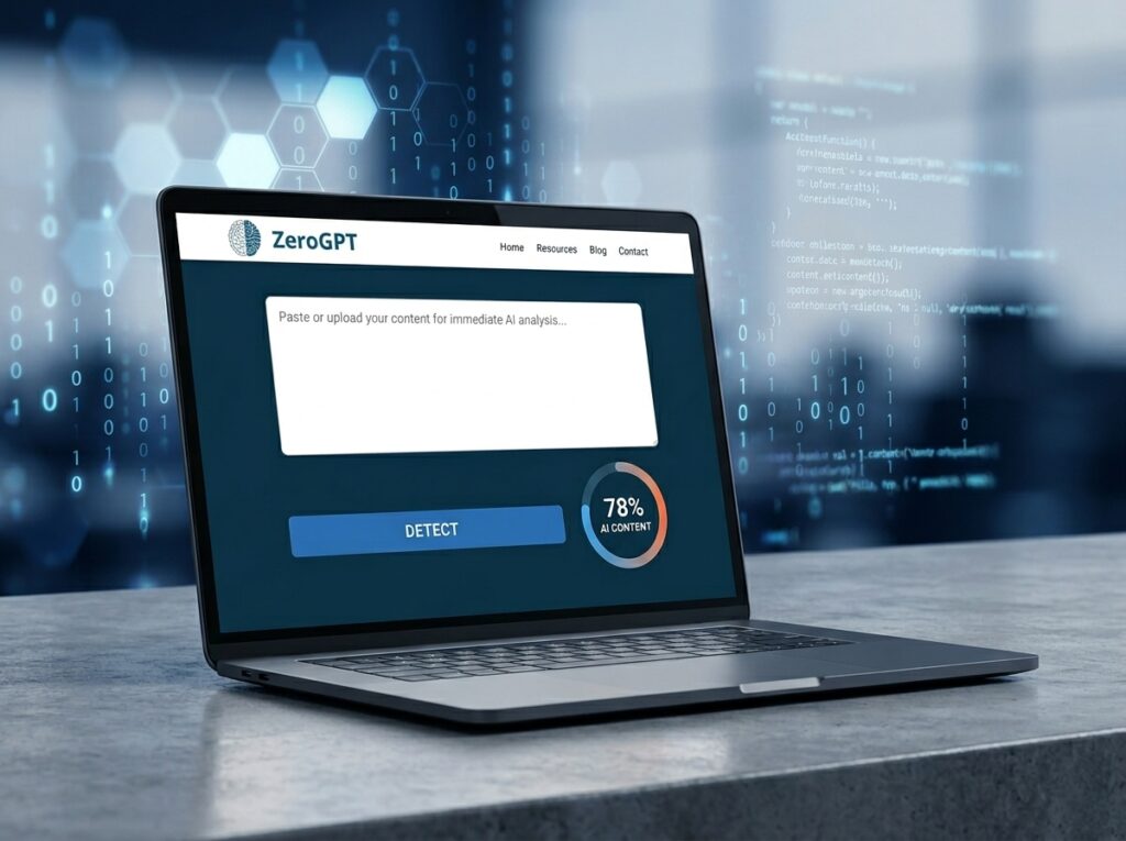 ZeroGPT - нейросеть ИИ детектор для проверки текста онлайн