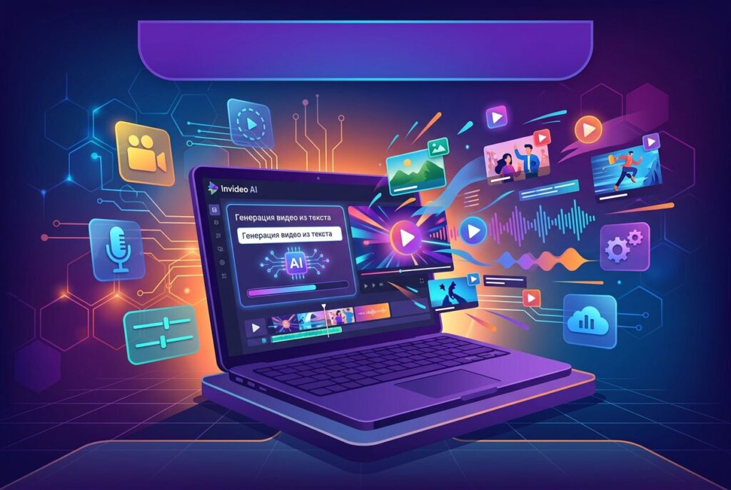 InVideo – нейросеть для создания видео по тексту и монтажа
