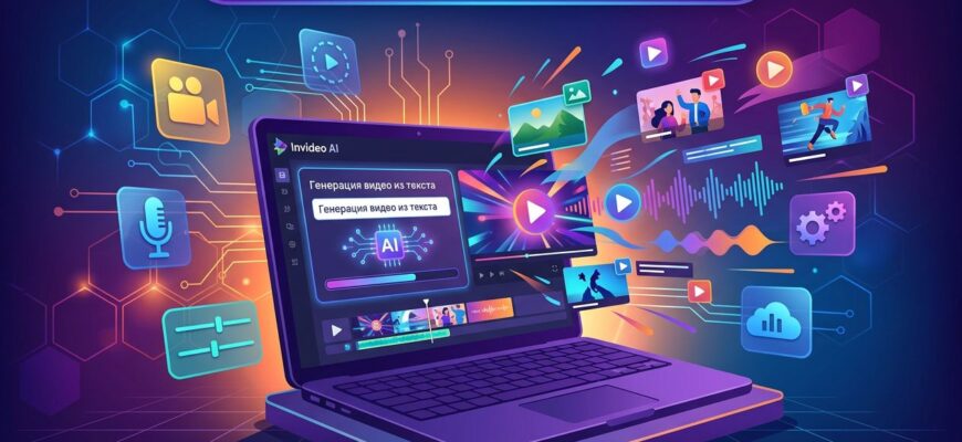 InVideo – нейросеть для создания видео по тексту и монтажа