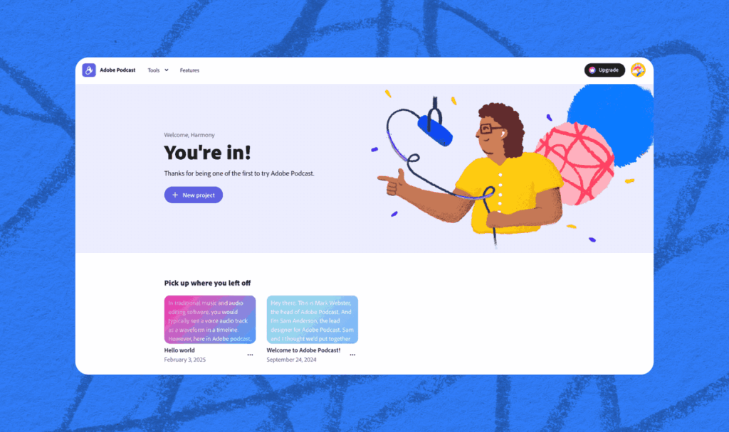 Adobe Podcast – нейросеть для очистки подкастов и улучшения речи