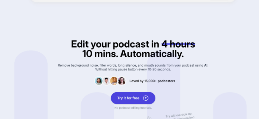 Cleanvoice AI – нейросеть для чистки аудио и видео от шумов