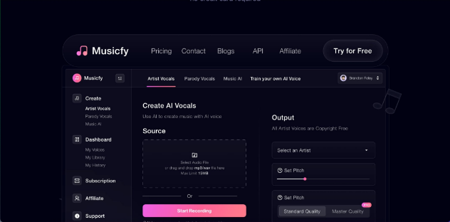 Musicfy AI – нейросеть для клонирования голоса и генерации музыки