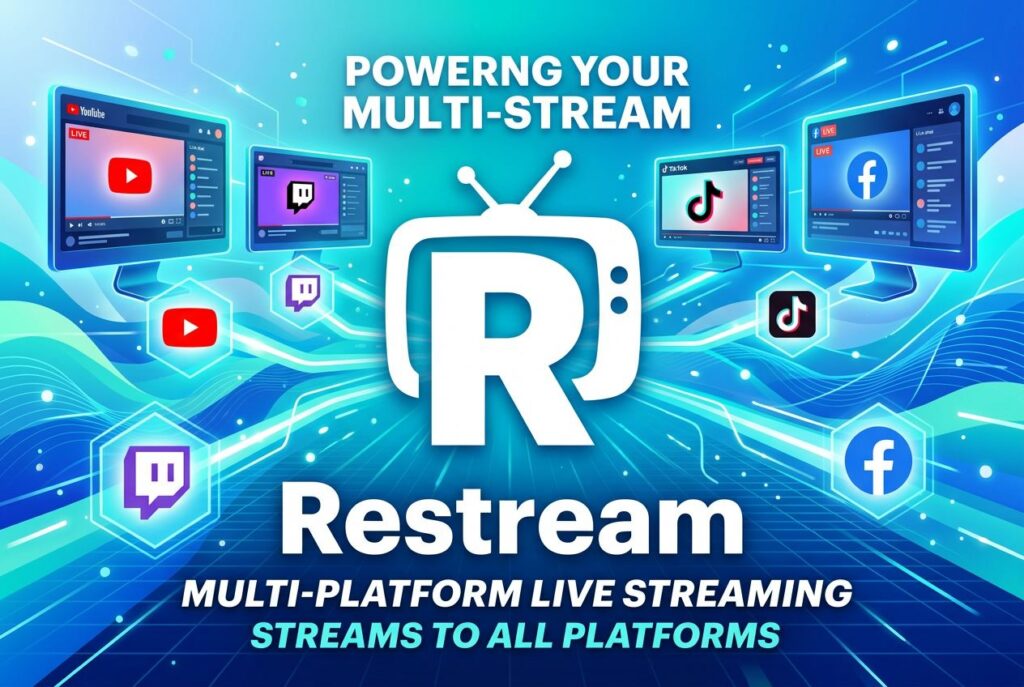 Restream – сервис для мультистриминга и прямых эфиров