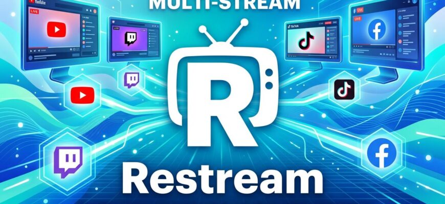 Restream – сервис для мультистриминга и прямых эфиров