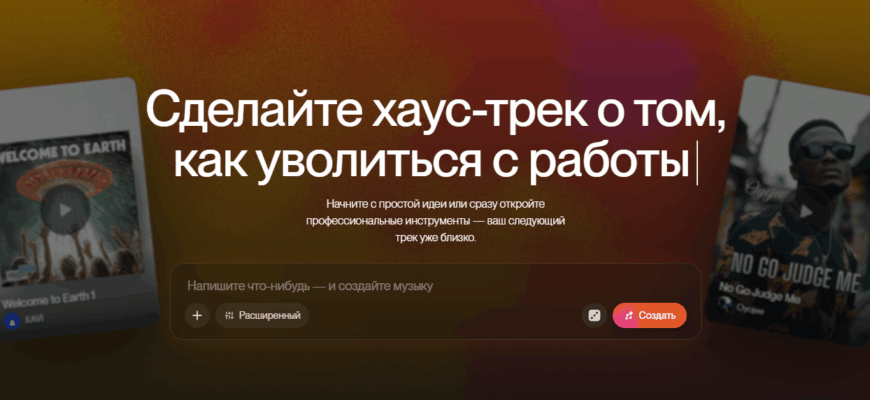 Suno AI – нейросеть для генерации музыки и песен с вокалом
