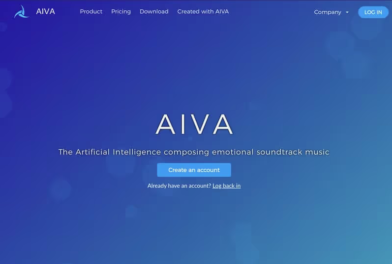 AIVA AI – нейросеть для создания музыки и саундтреков