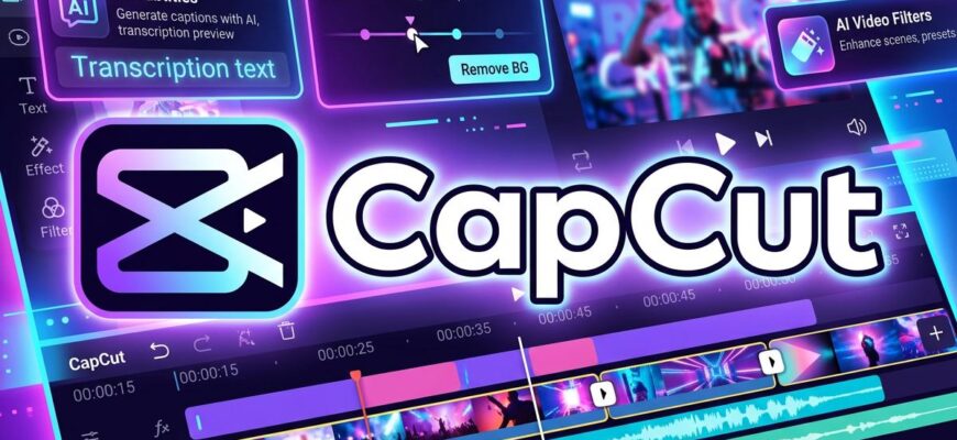 CapCut Online – бесплатный ИИ редактор видео от TikTok