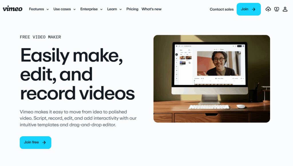 Vimeo Create – ии видеоредактор с AI для создания видео