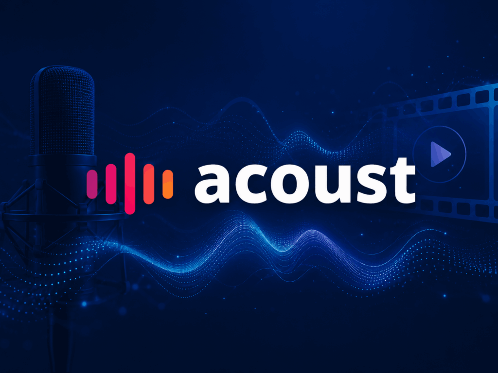 Acoust – нейросеть для озвучки текста и создания видео