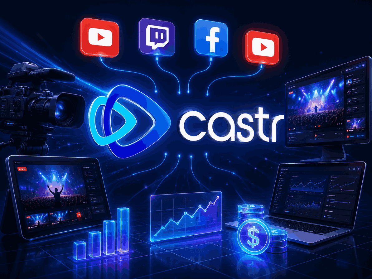 Castr – платформа для мультистриминга, хостинга и монетизации видео