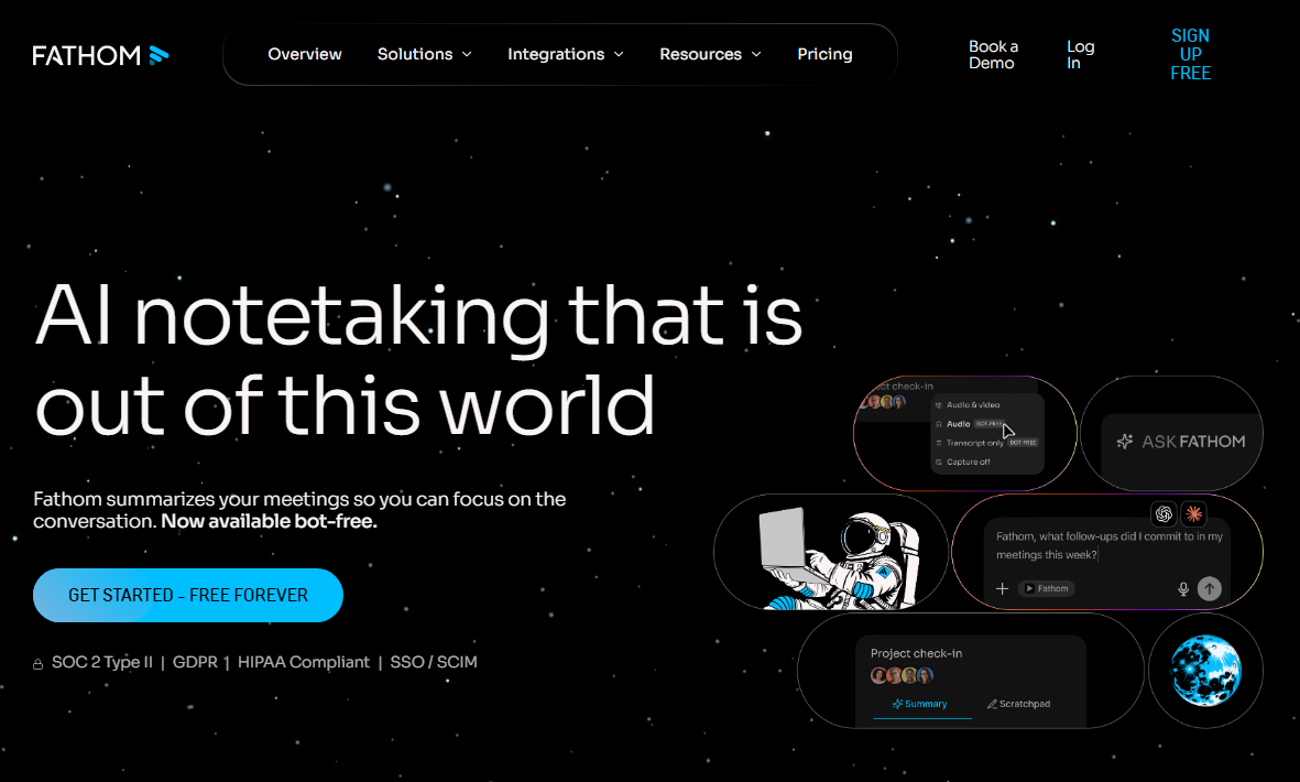 Fathom – нейросеть для расшифровки и саммари созвонов
