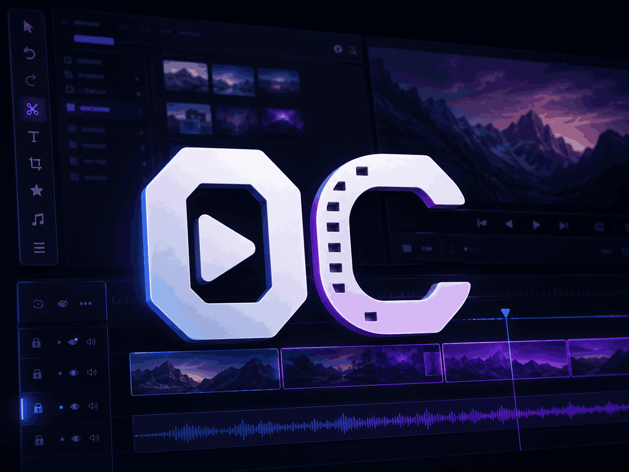 OpenCut – видеоредактор с AI-функциями для бесплатного монтажа