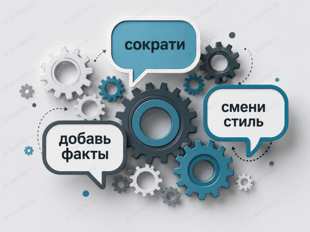 Арсенал корректирующих промптов: ваши волшебные фразы