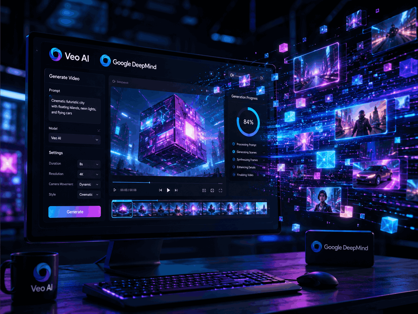 Veo AI – нейросеть для генерации видео от Google DeepMind