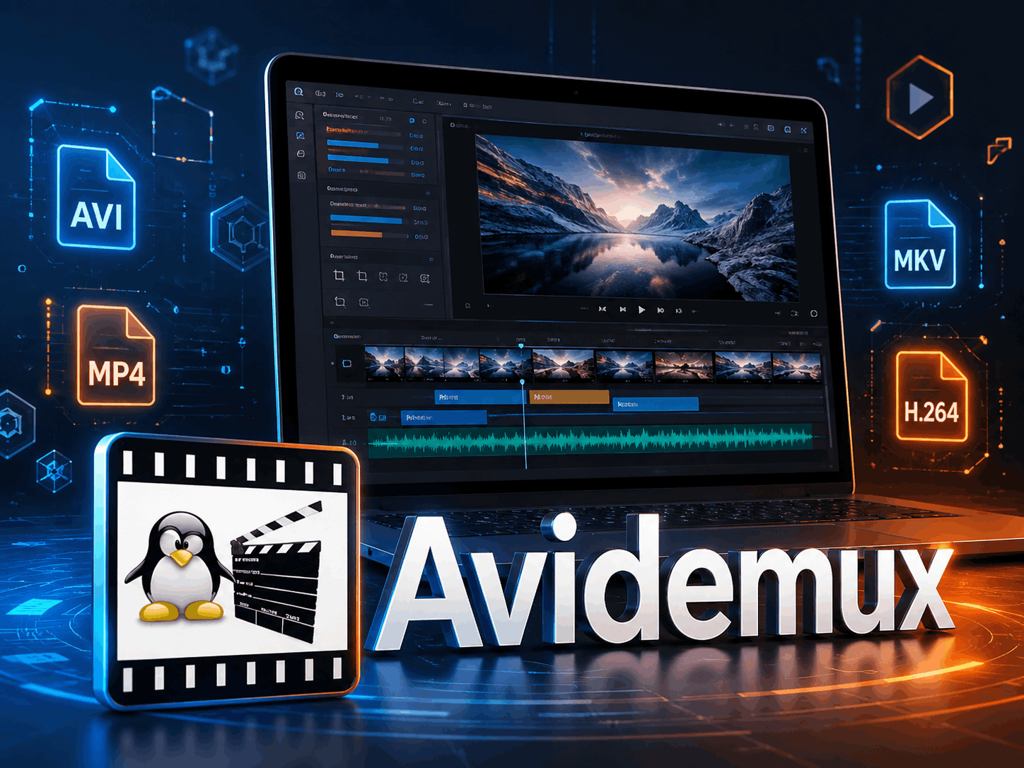 Avidemux – программа для обрезки и конвертации видео