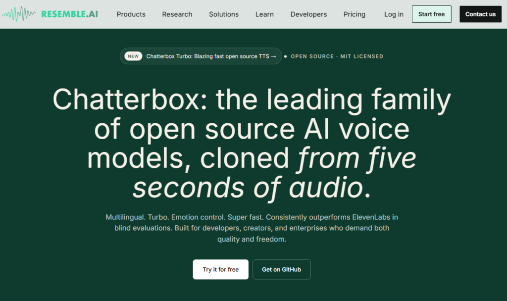 Chatterbox – нейросеть для синтеза речи и озвучки текста