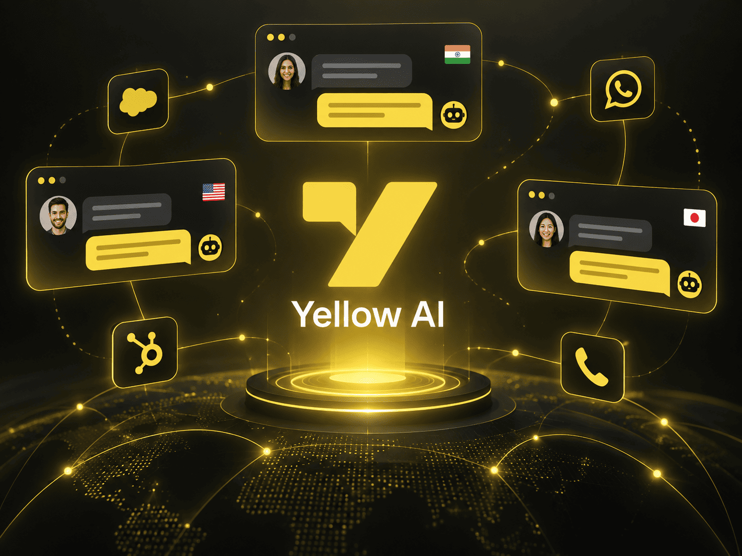 Yellow.ai - нейросеть для автоматизации клиентской поддержки