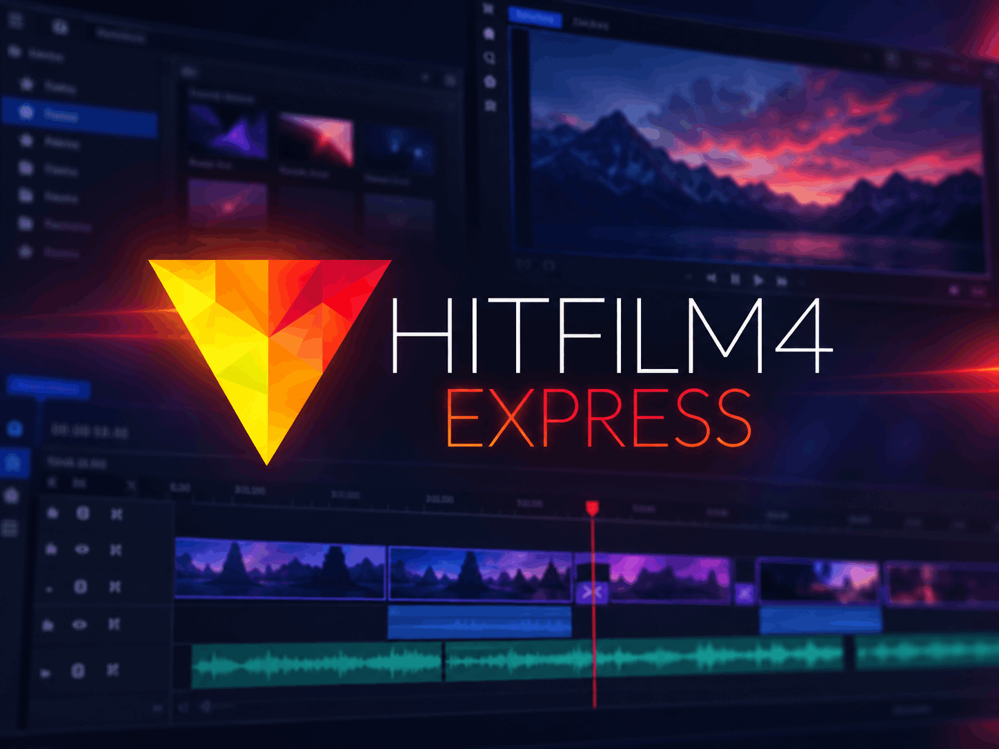HitFilm Express – видеоредактор с VFX и монтажом для Windows