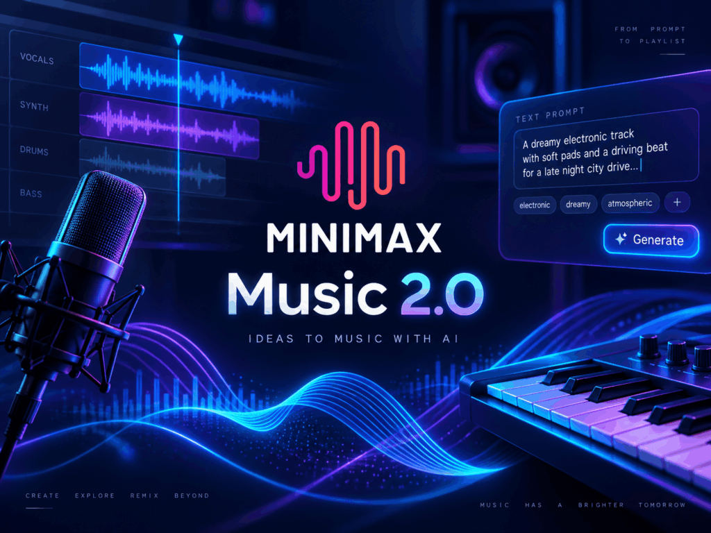 MiniMax Music 2.0 - нейросеть для генерации песен по тексту