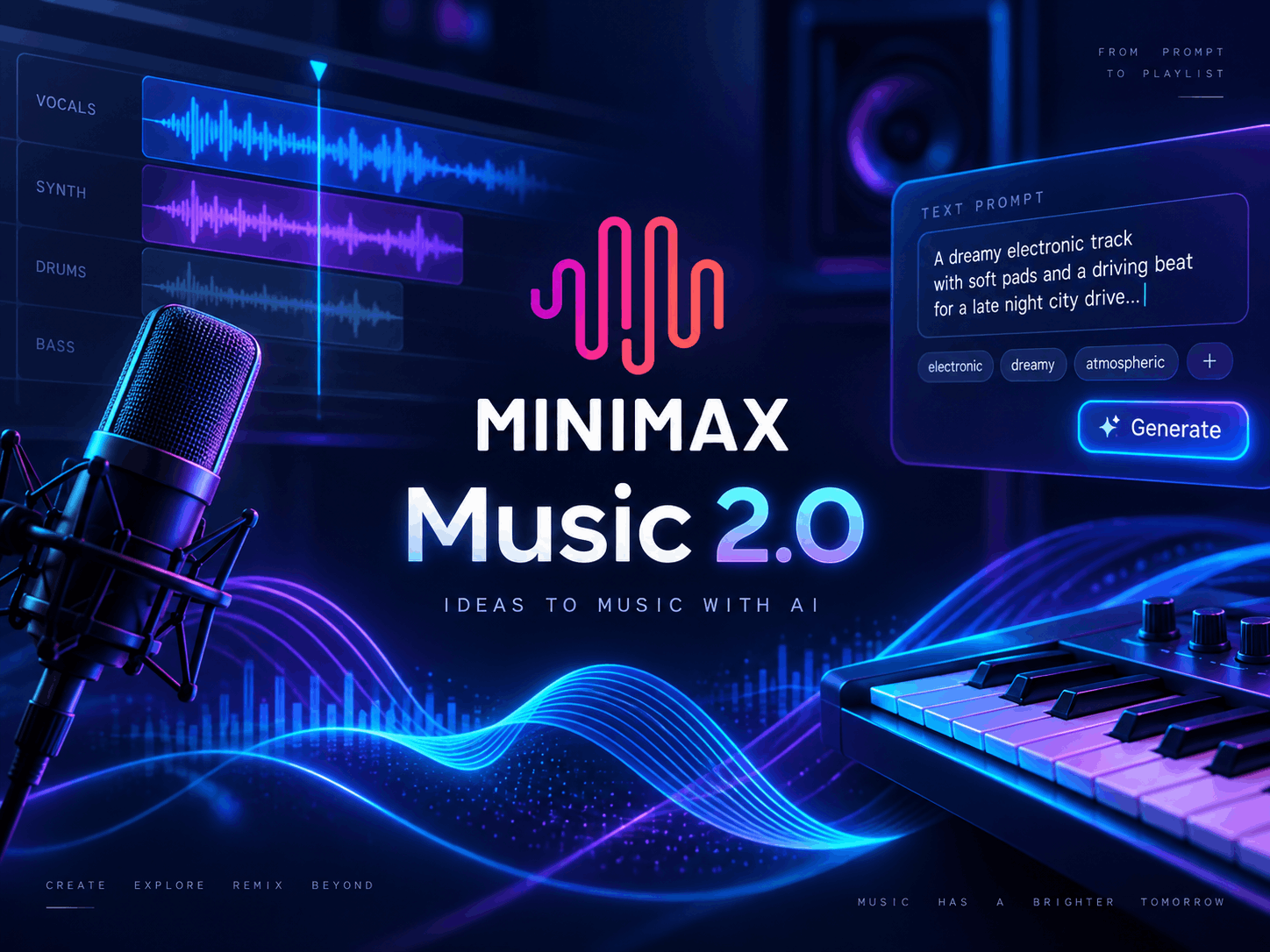 MiniMax Music 2.0 - нейросеть для генерации песен по тексту