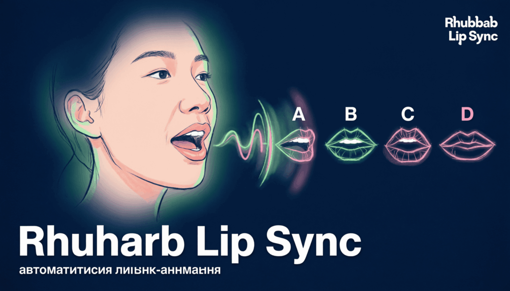 Rhubarb Lip Sync - нейросеть для автоматической липсинк-анимации