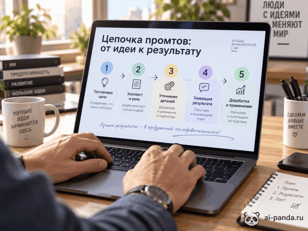 Как построить цепочку промптов: пошаговая инструкция