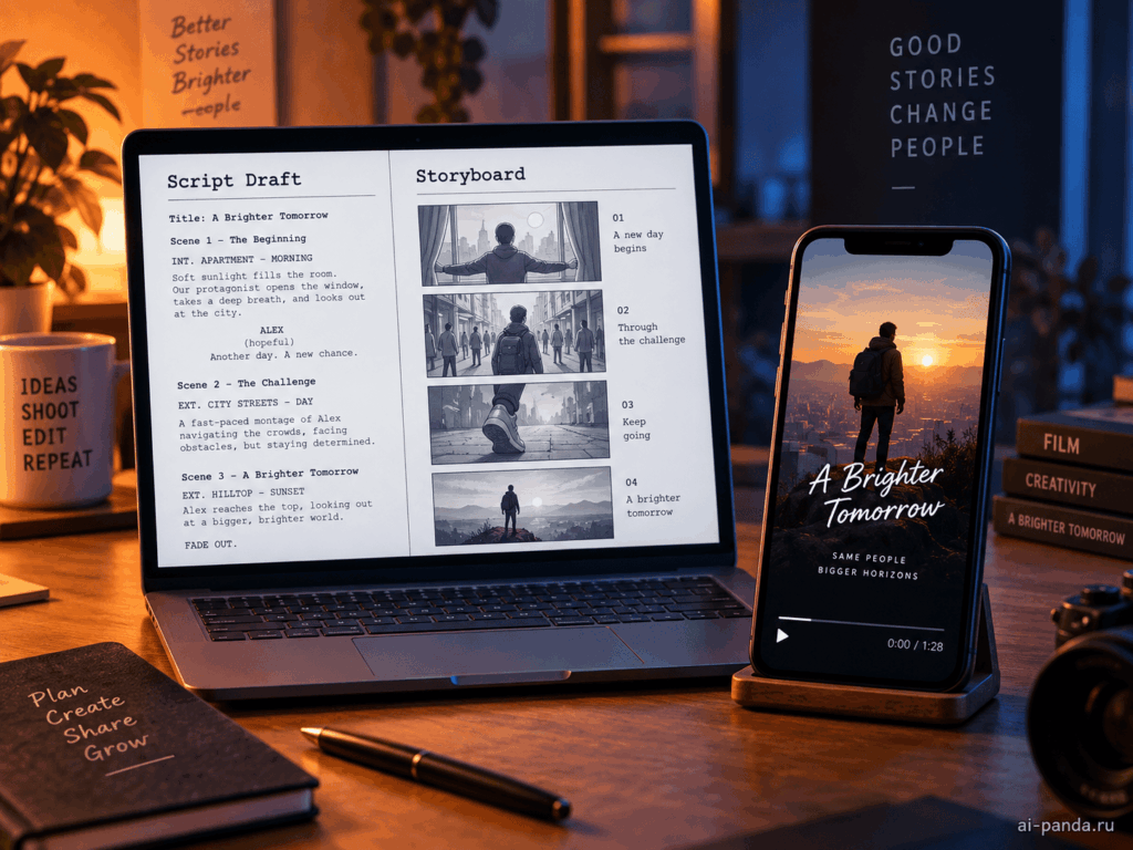 Сценарий и раскадровка в ChatGPT и DeepSeek: как превратить идею в готовый пайплайн для AI-видео