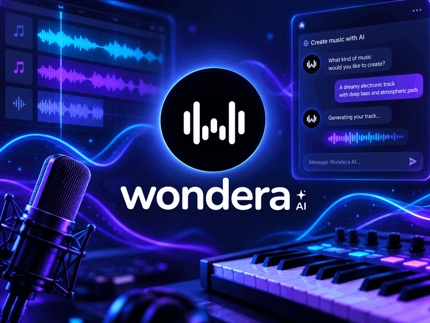 Wondera AI - нейросеть для генерации музыки по тексту