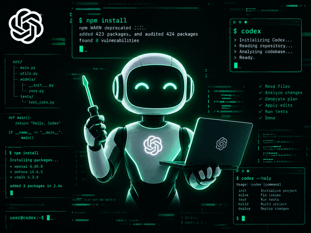 Codex CLI – нейросеть для рефакторинга и тестов в терминале