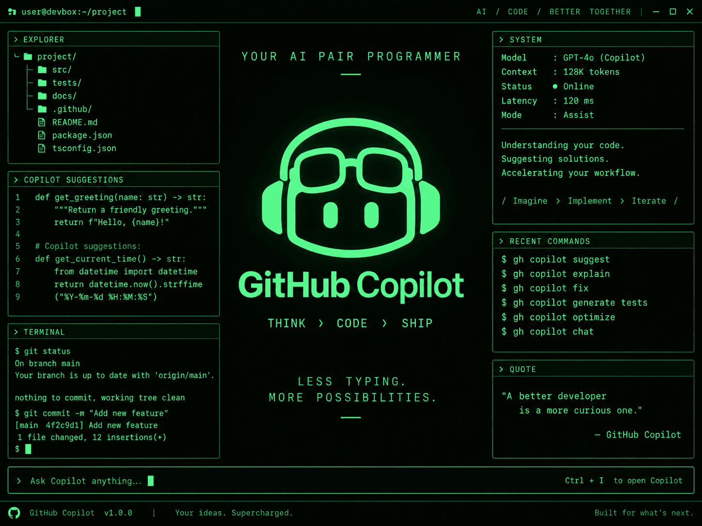 GitHub Copilot CLI – ИИ агент для командной строки