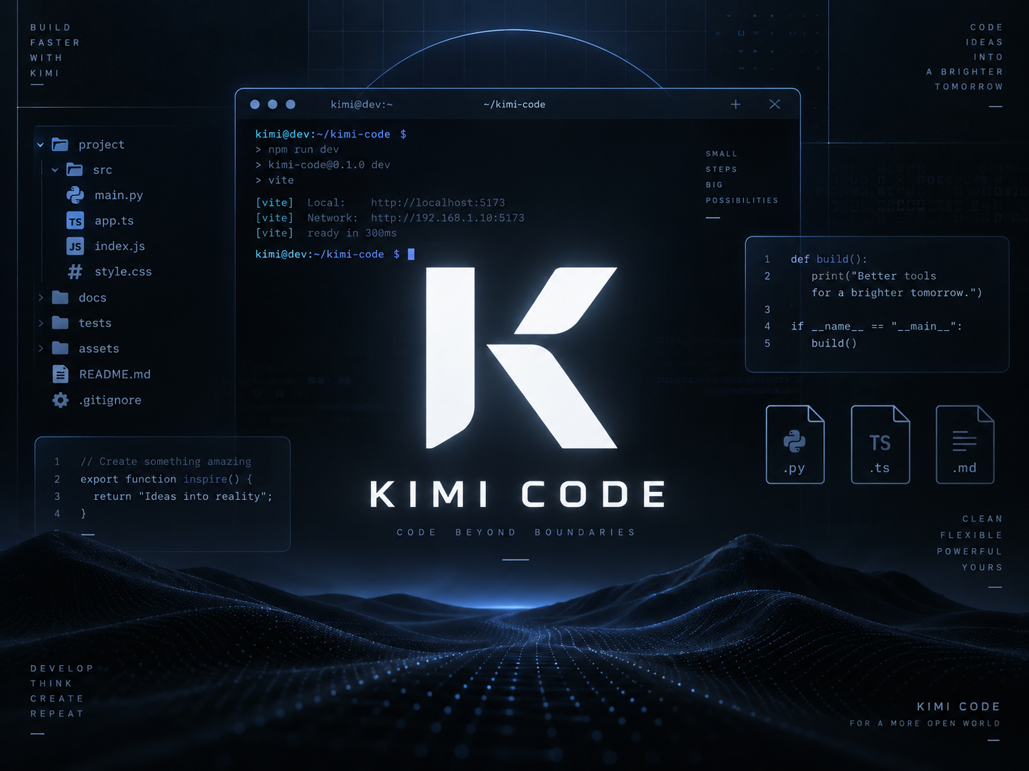 Kimi Code – ИИ агент для программирования в терминале и IDE