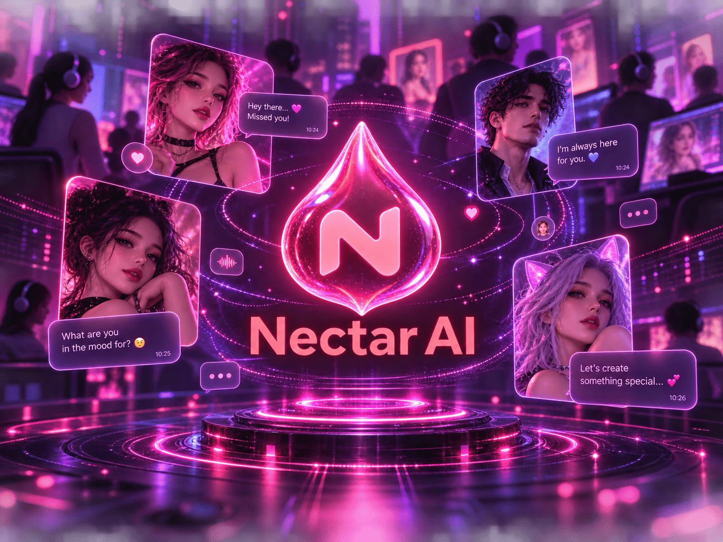 Nectar AI - нейросеть для генерации ИИ персонажа с чатом