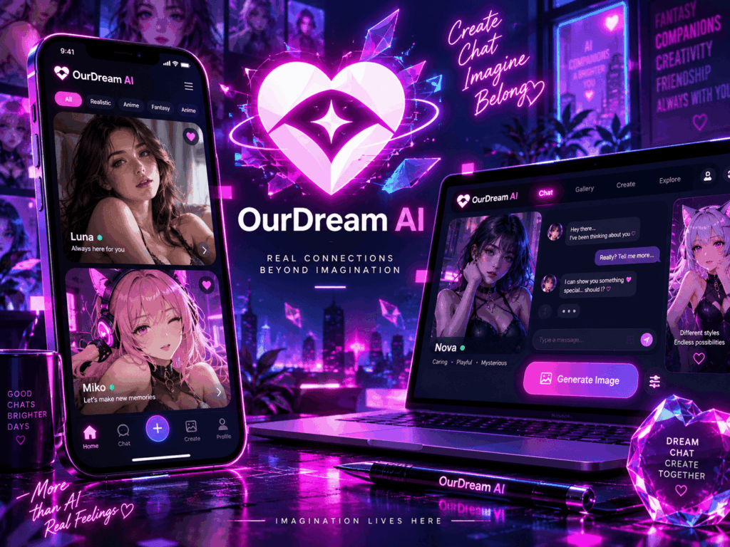 OurDream AI – нейросеть для создания ИИ персонажей