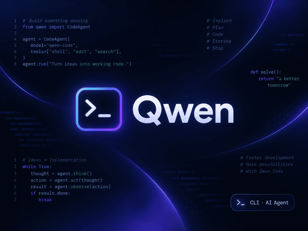 Qwen Code – ИИ агент для программирования в терминале
